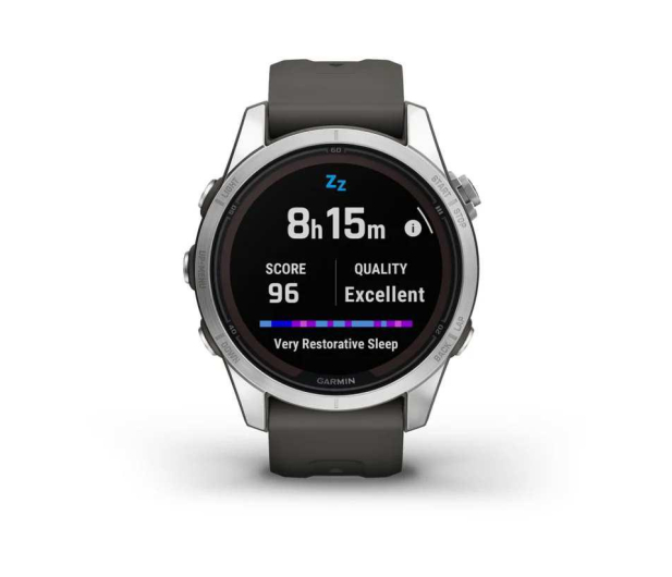 Garmin fenix 7S Pro Solar 42mm srebrny - 1150230 - zdjęcie 7